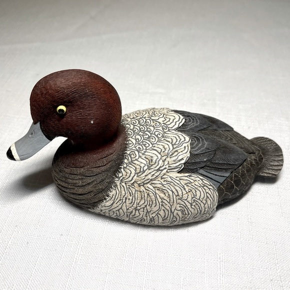 Heritage Decoys Bonded Wood Duck Sculpture. World Champion Carver J B Garton - Picture 1 of 5